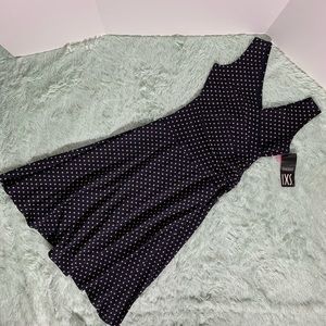 IXS polka dot navy dress